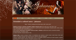 Desktop Screenshot of jahanara.cz