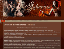 Tablet Screenshot of jahanara.cz